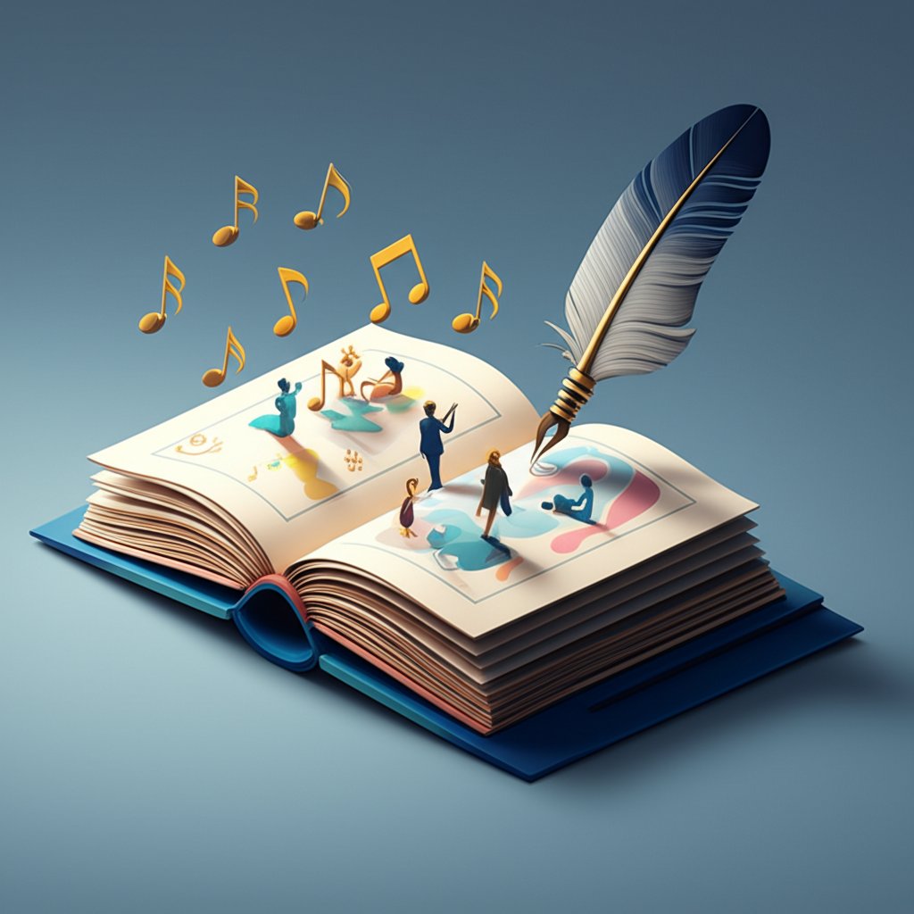 Lyrical masterpieces: exquisite storytelling in music, poetry, and narrative art.