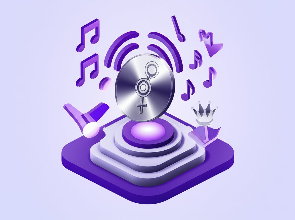 The Very Best Of Prince album cover, highlighting his platinum classic hits.